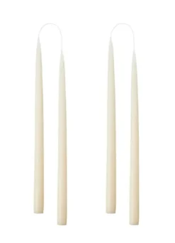 Kruunukynttilä pitkä 35cm, luonnonvalkoinen