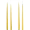 Kruunukynttilä pitkä 35cm, vaaleankeltainen