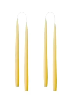 Kruunukynttilä pitkä 35cm, vaaleankeltainen