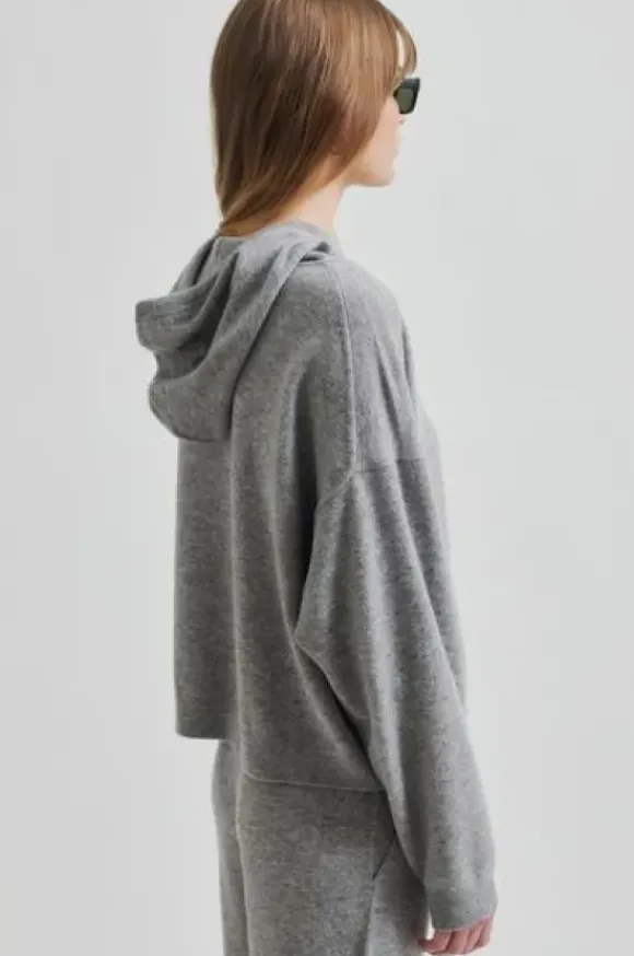 Lounge Knit huppari, grey melange
