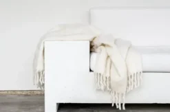 Luxury Kid Mohair torkkupeitto, White