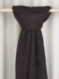 Mija kid mohair kaulahuivi, chocolate