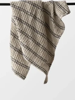 Nella vohvelipyyhe 50x70, blue stripe