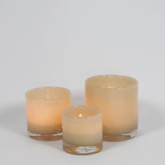 Nilla lasilyhty, pannacotta Ø10cm