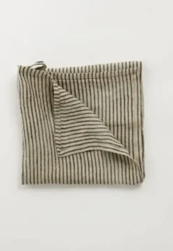 Olsson & Jensen - raidallinen keittiöpyyhe pellavaa