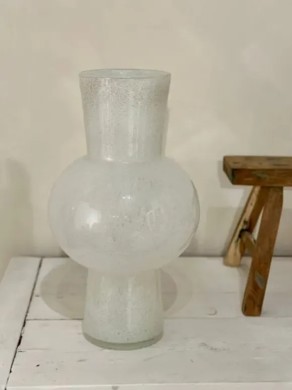 Olsson & Jensen - Spume vaasi 41cm, valkoinen