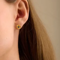 Pernille Corydon - Autumn Sky Earsticks 8mm, kulta