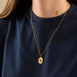 Pernille Corydon - Autumn Sky kaulakoru, kulta