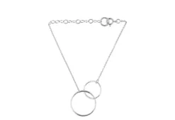 Pernille Corydon - Double Plain rannekoru, hopea