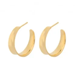 Pernille Corydon - Midi Saga korvakorut, kulta