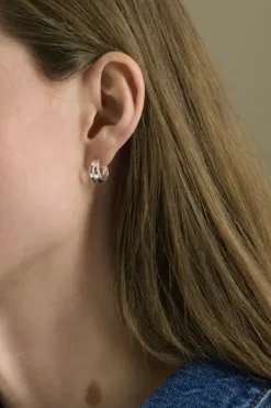 Pernille Corydon - Mini Ocean Shine korvakorut, kulta