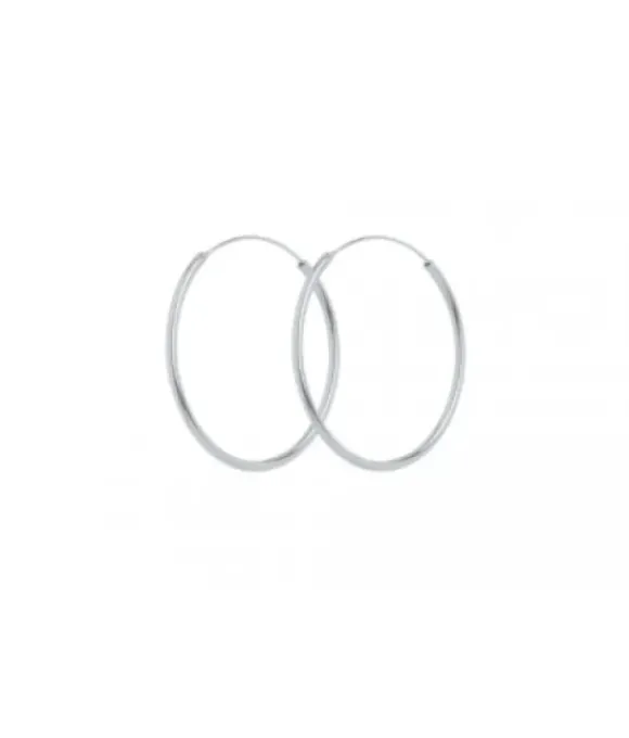 Pernille Corydon - Mini Plain Hoops, hopea 20mm