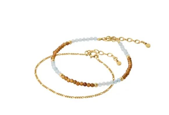 Pernille Corydon - Ocean Flow rannekorusetti, kulta