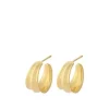 Pernille Corydon - Ocean Shine korvakorut, kulta