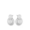 Pernille Corydon - Small Starlight Earrings 20mm, hopea