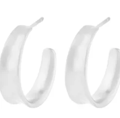 Pernille Corydon - Small Saga korvakorut, hopea