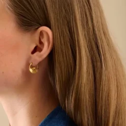 Pernille Corydon - Small Sphere korvakorut, hopea