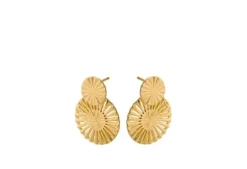 Pernille Corydon - Starlight Earrings 30mm, kulta