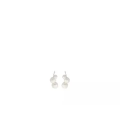 Pernille Corydon - Treasure nappikorvakorut, hopea