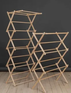 Pesuliisu - puinen pyykkiteline, leveä