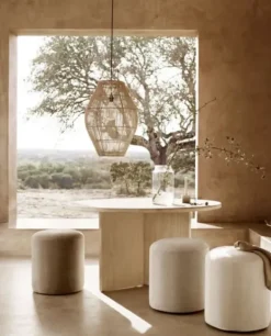 Pouf rahi 45x46, mocca