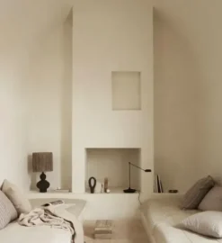 Pöytävalaisin curve, valkoinen