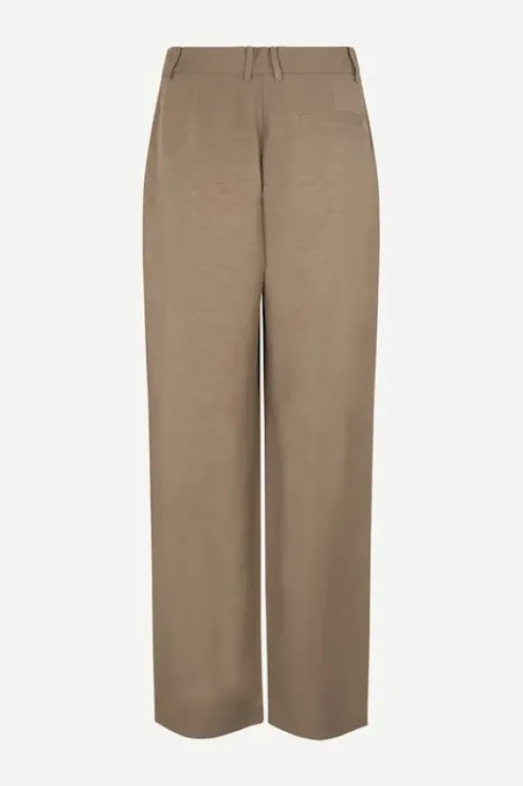 Samsoe&Samsoe - Agneta housut, dark elmwood