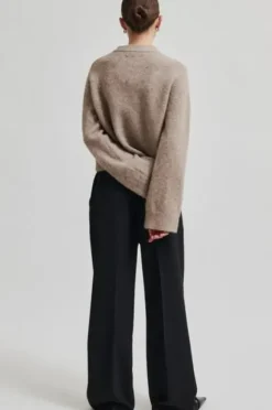 Second Female - Fique Classic Trousers, black