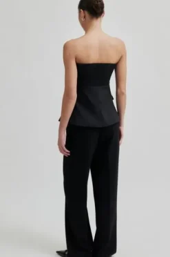 Second Female - Fique Classic Trousers, black