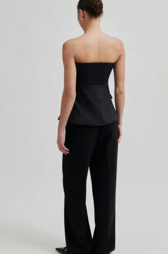 Second Female - Fique Classic Trousers, black