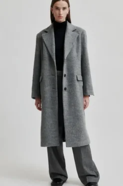 Sera villakangastakki, grey melange