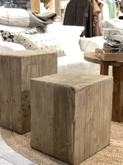 Snowdrops Copenhagen - kuutio puujakkara/pöytä 40, natural