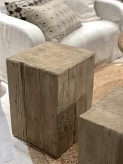 Snowdrops Copenhagen - kuutio puujakkara/pöytä 50, natural