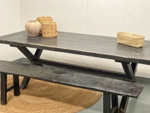 Snowdrops Copenhagen – pitkä penkki #810, black