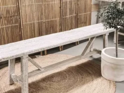 Snowdrops Copenhagen – pitkä penkki PURE #661, off white