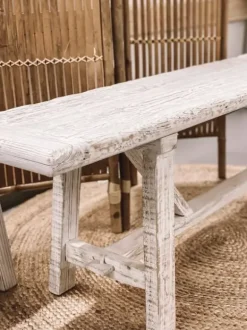 Snowdrops Copenhagen – pitkä penkki PURE #662, off white