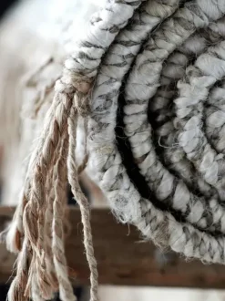 Tell Me More - hamppumatto hapsuilla 80x150, tie mix