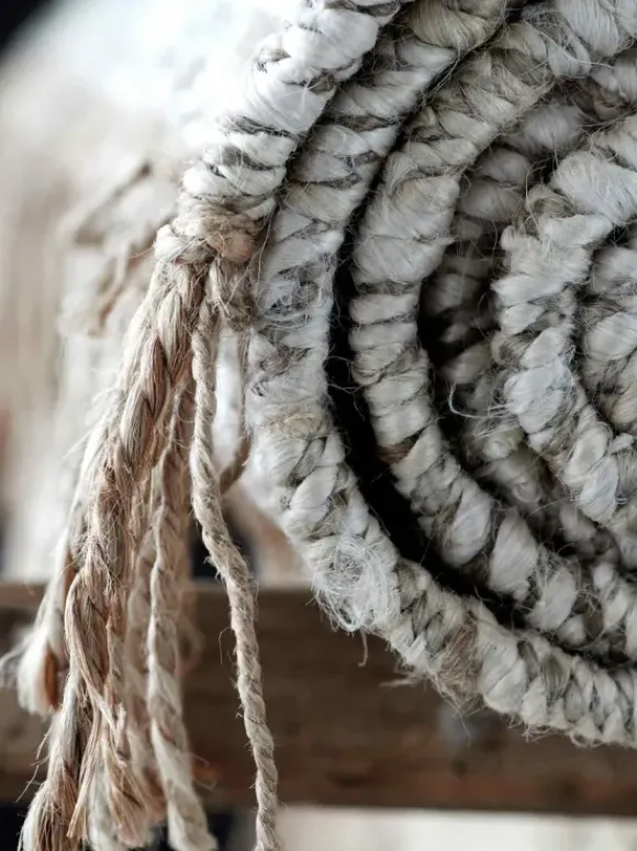 Tell Me More - hamppumatto hapsuilla 80x150, tie mix