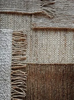 Tell Me More - hamppumatto hapsuilla 80x150, tie mix