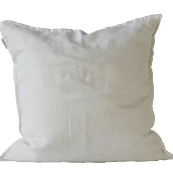 Tell Me More - Luonnonvalkoinen pellavatyynynpäällinen, 50x50 cm