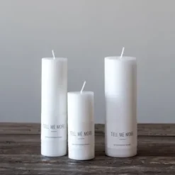 Tell Me More - steariinikynttilä S