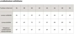 Tina leveähelmainen satiinihame, dark chocolate