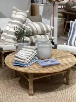 Tine K Home - bambuinen pyöreä sohvapöytä 100cm