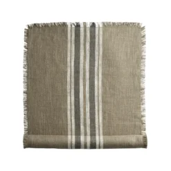 Tine K Home - Everstripe kaitaliina, khaki