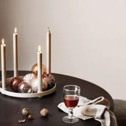 Tine K Home - rengaskynttelikkö, 30cm, hiekka