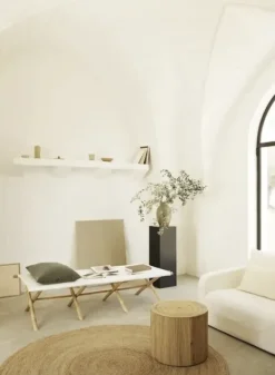 Tine K Home - taitettava aurinkopeti, valkoinen