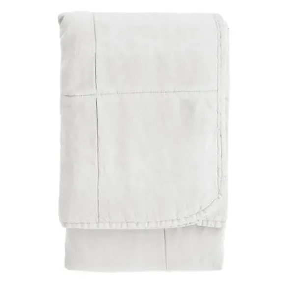 Tine K Home - tikattu päiväpeitto 190x260 cm, WHITE