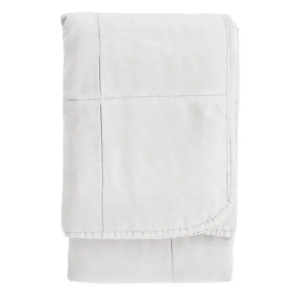 Tine K Home - tikattu päiväpeitto 260x260 cm, WHITE