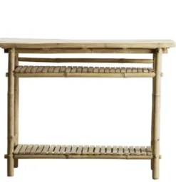 Tine K Home bambuinen sivupöytä, 90x37x76 cm