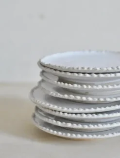 Tuias - helmilautanen Ø12cm, valkoinen